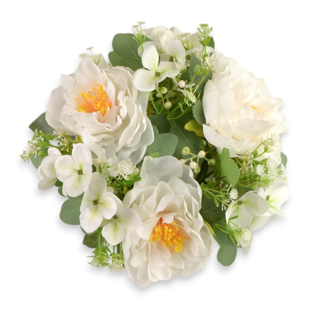 GIROCANDELA PEONIA D25 BIANCO